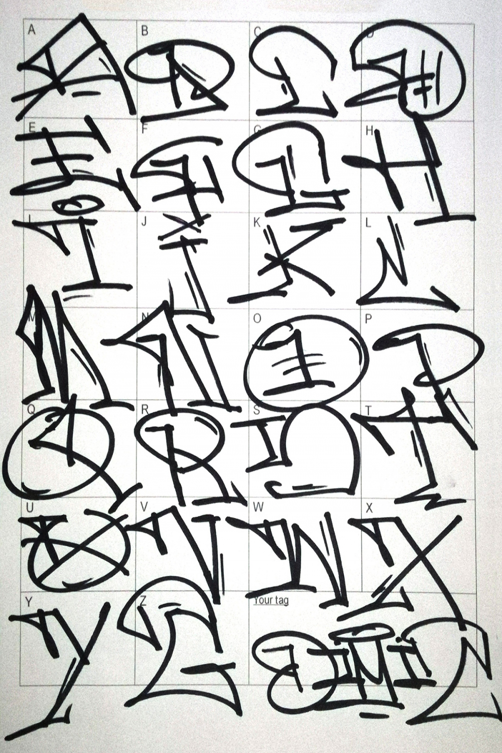 Graffiti Letters:  Artists Share Styles