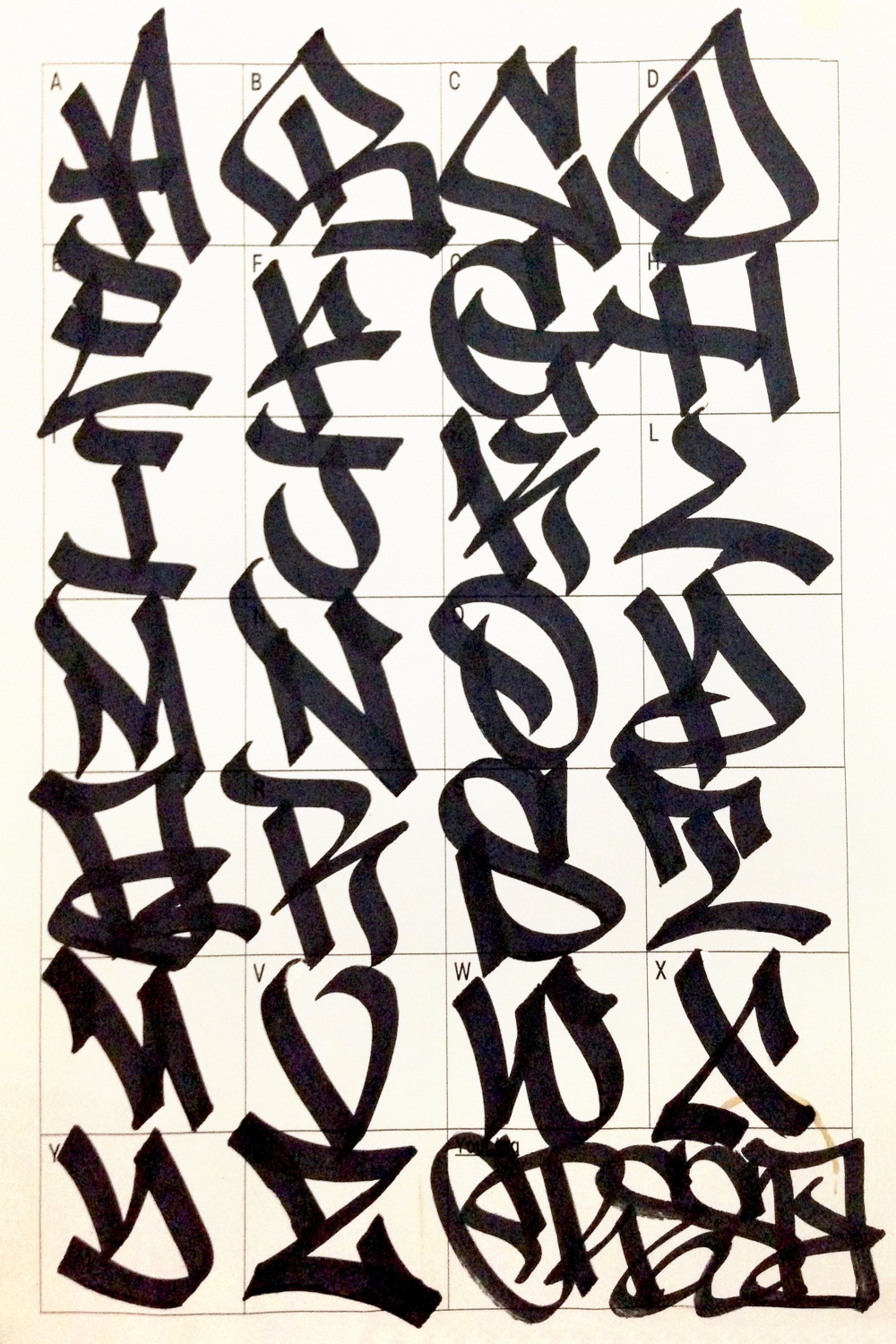 Graffiti Letters:  Artists Share Styles