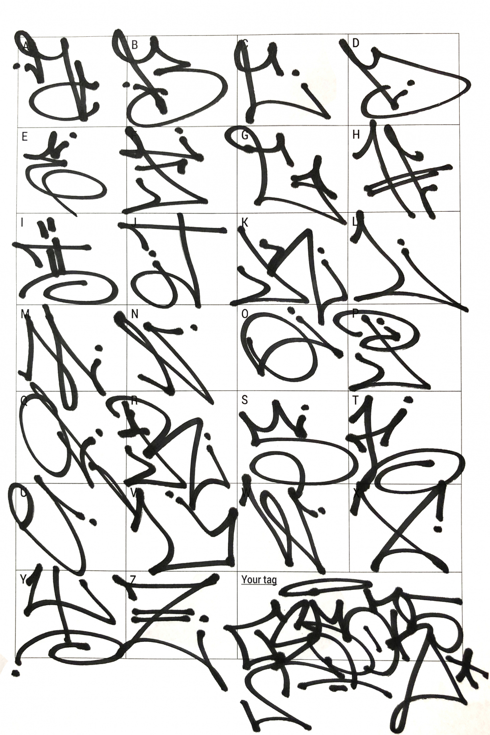 Graffiti Letters:  Artists Share Styles