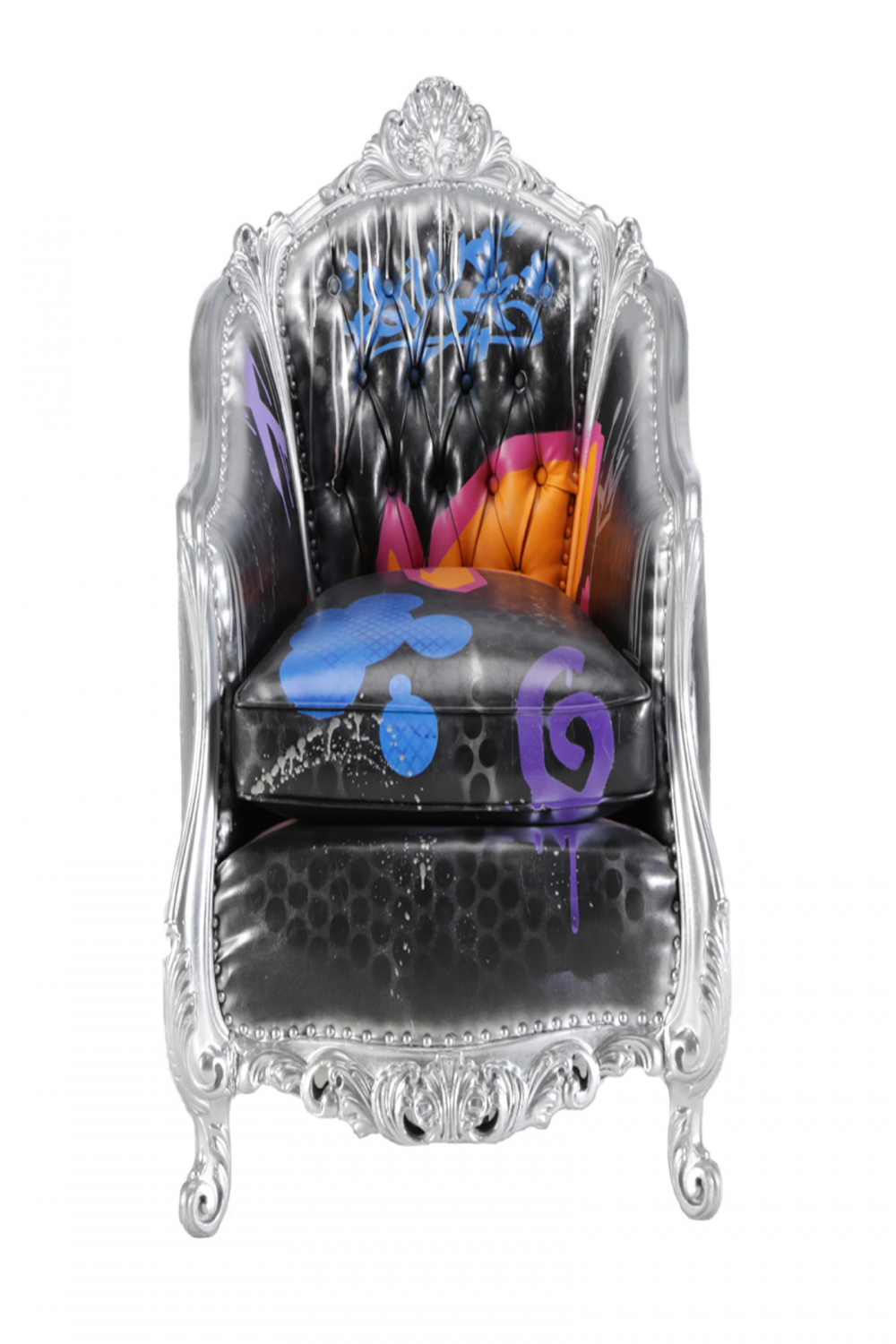 Graffiti Lounge Chair for Rent  Graffiti Furniture Rentals