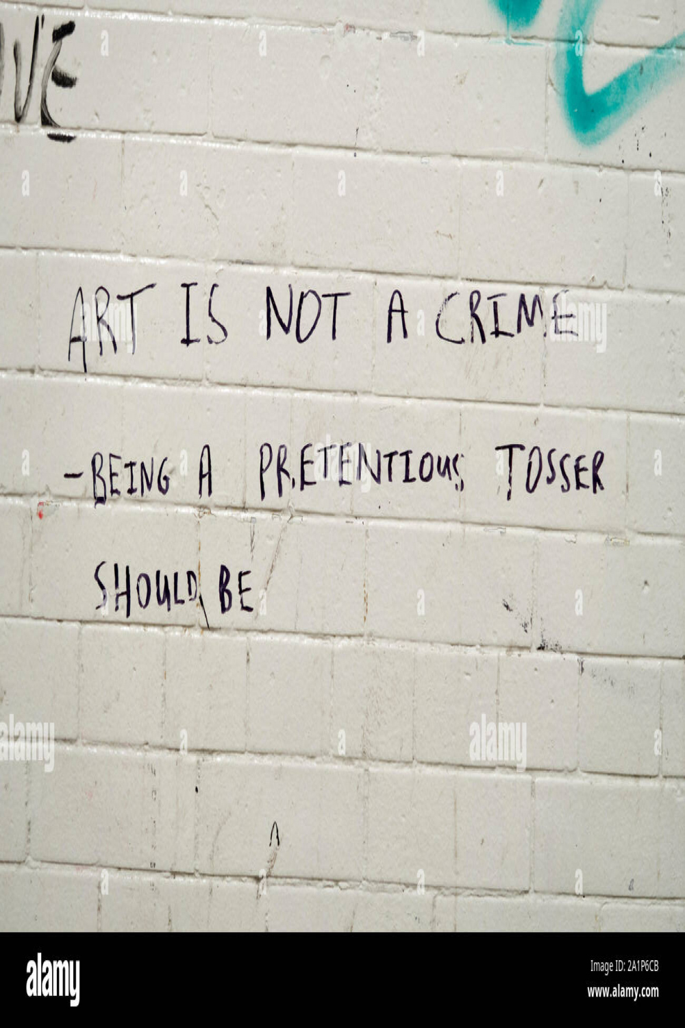 Graffiti quote hi-res stock photography and images - Alamy