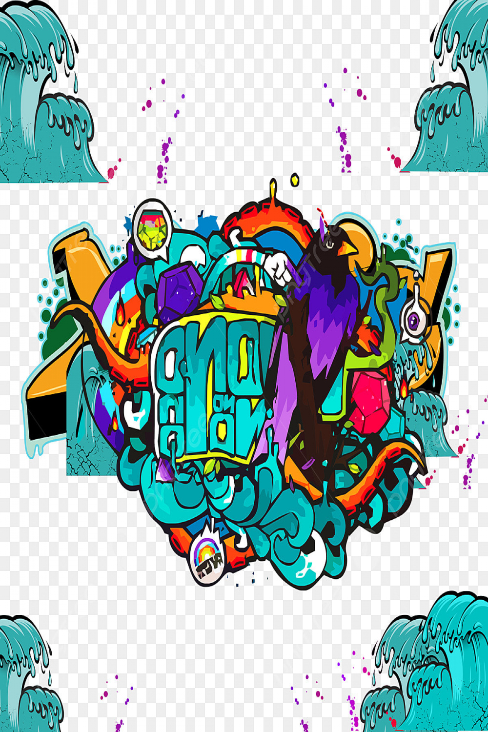 Graffiti Wall PNG Transparent Images Free Download  Vector Files