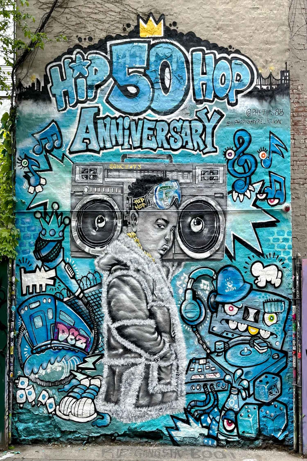 Hip Hop Street Art Murals in New York City  Will Power