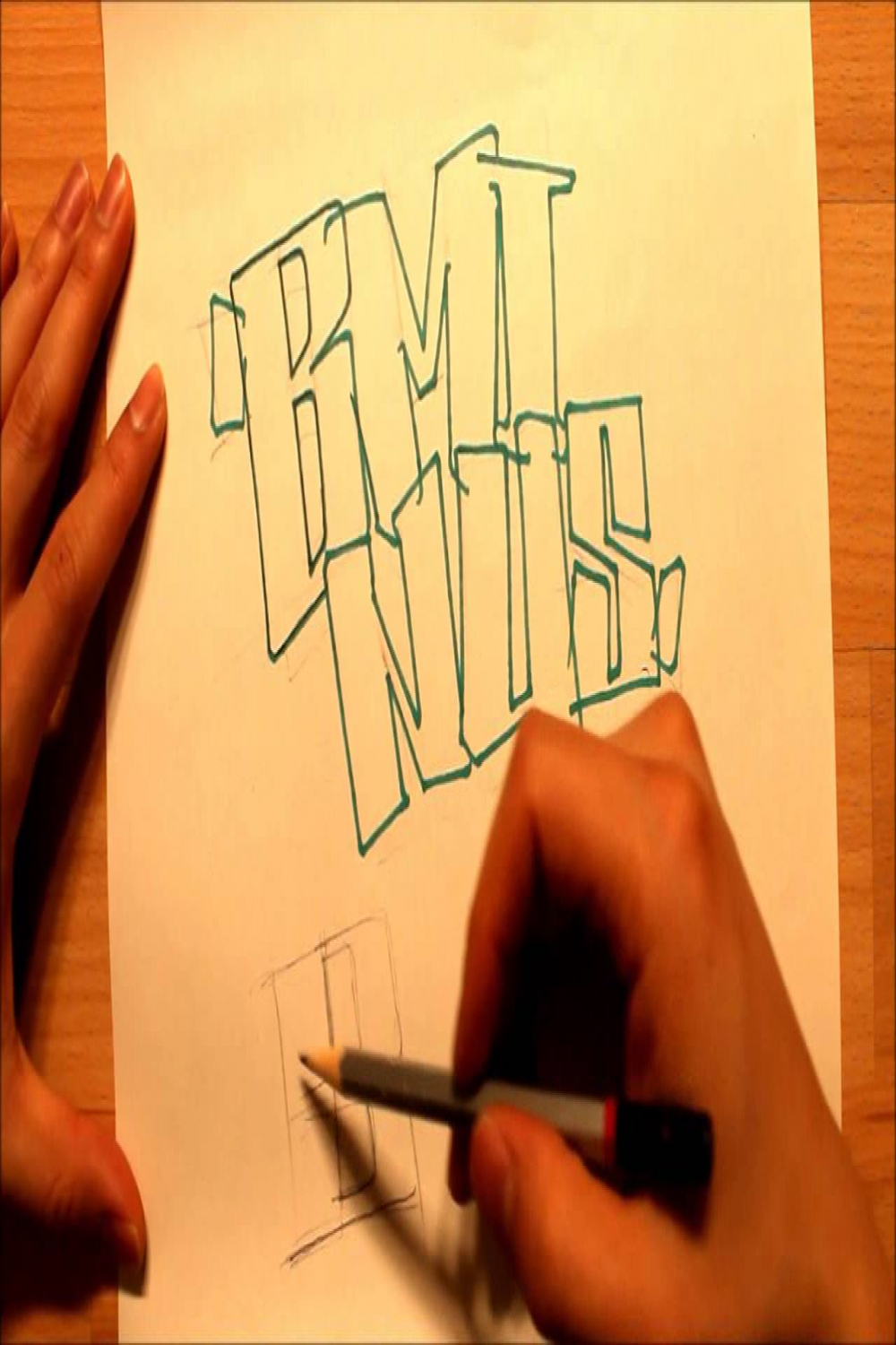 How to draw block letters  Graphics Graffiti and Illustration