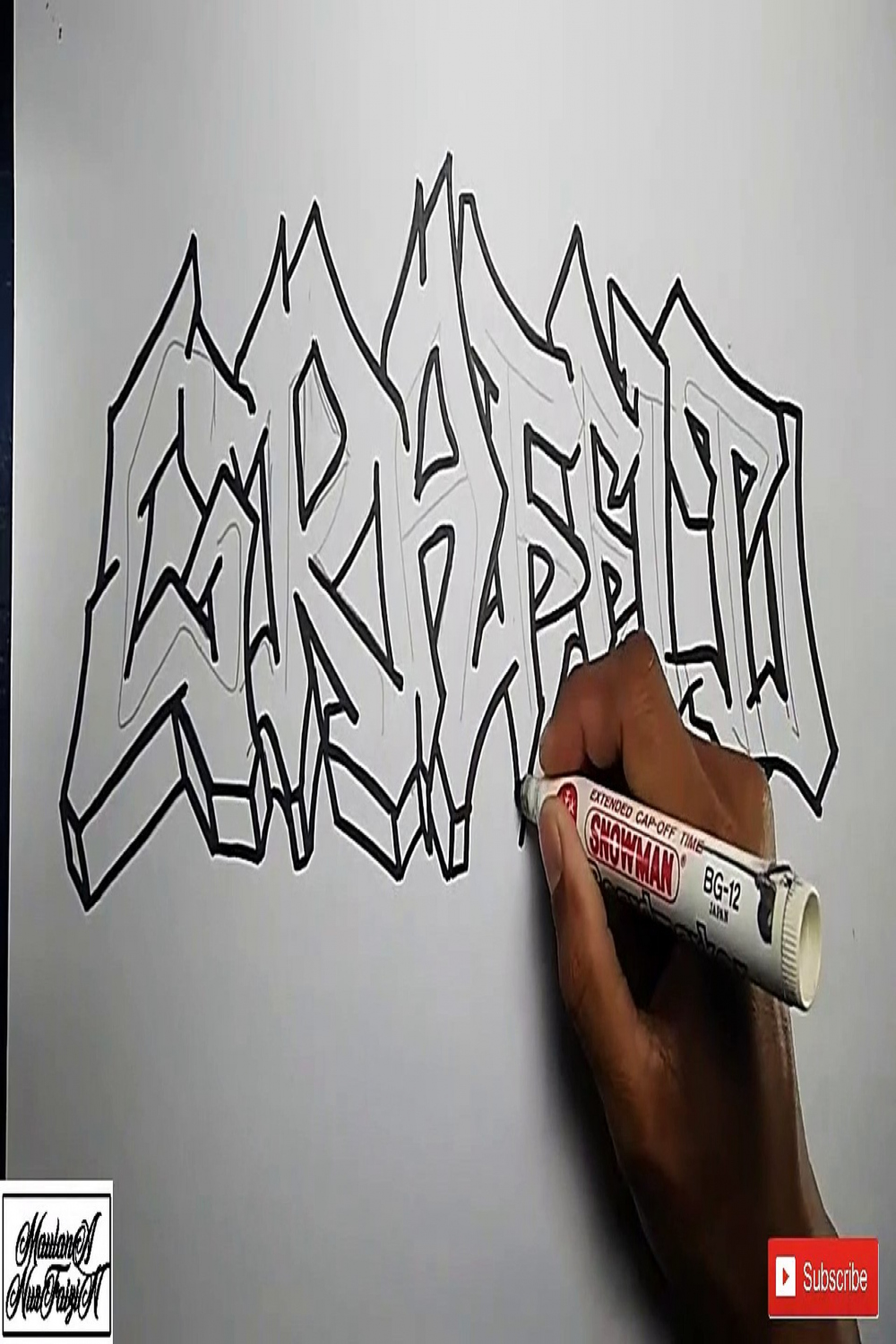 How To Draw Graffiti Art On Paper