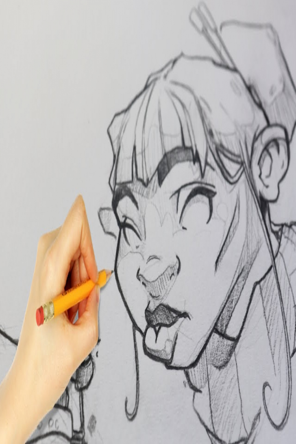 How to draw Graffiti girls