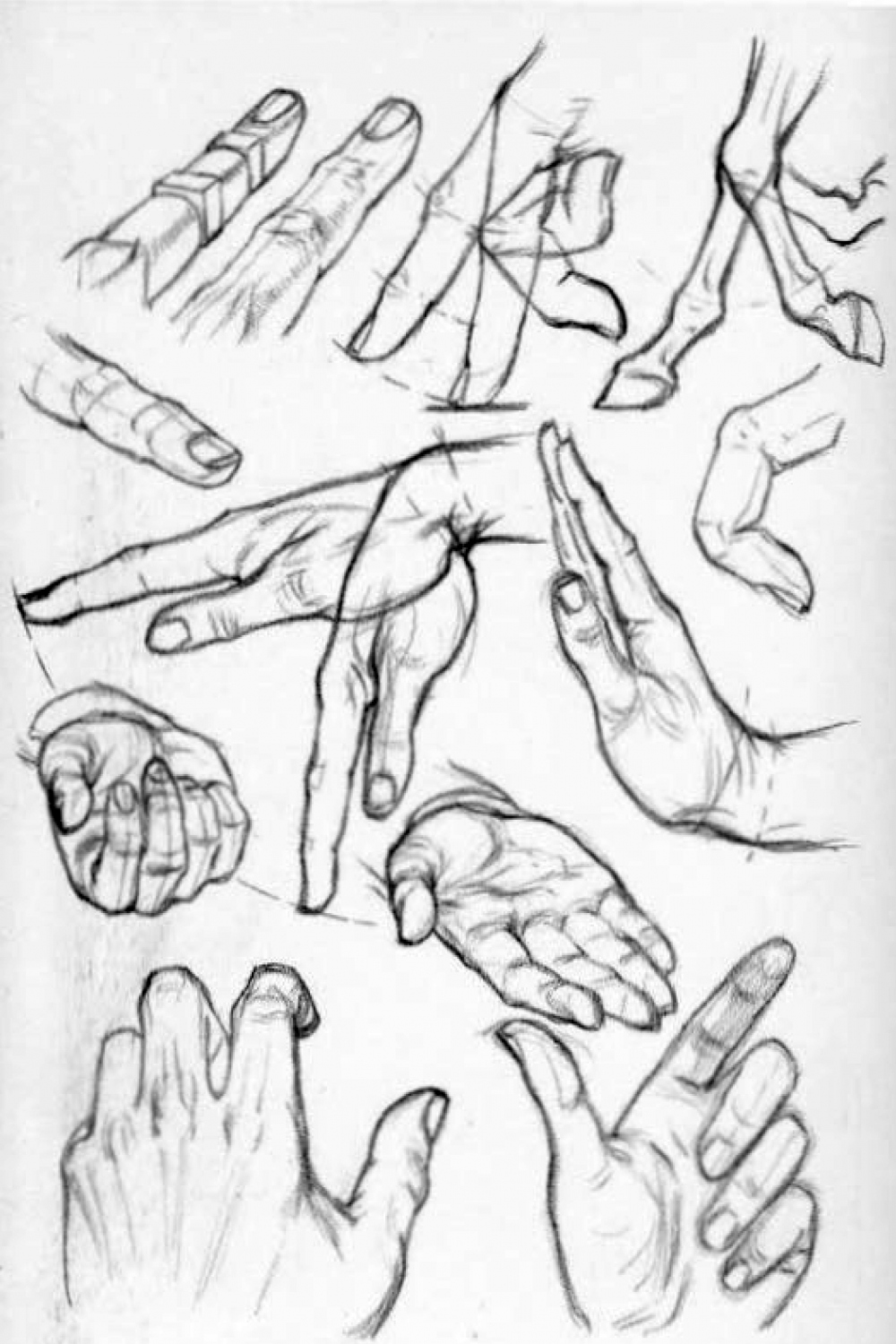 How to Draw Hands - Reference Sheets and Guides to Drawing Hands