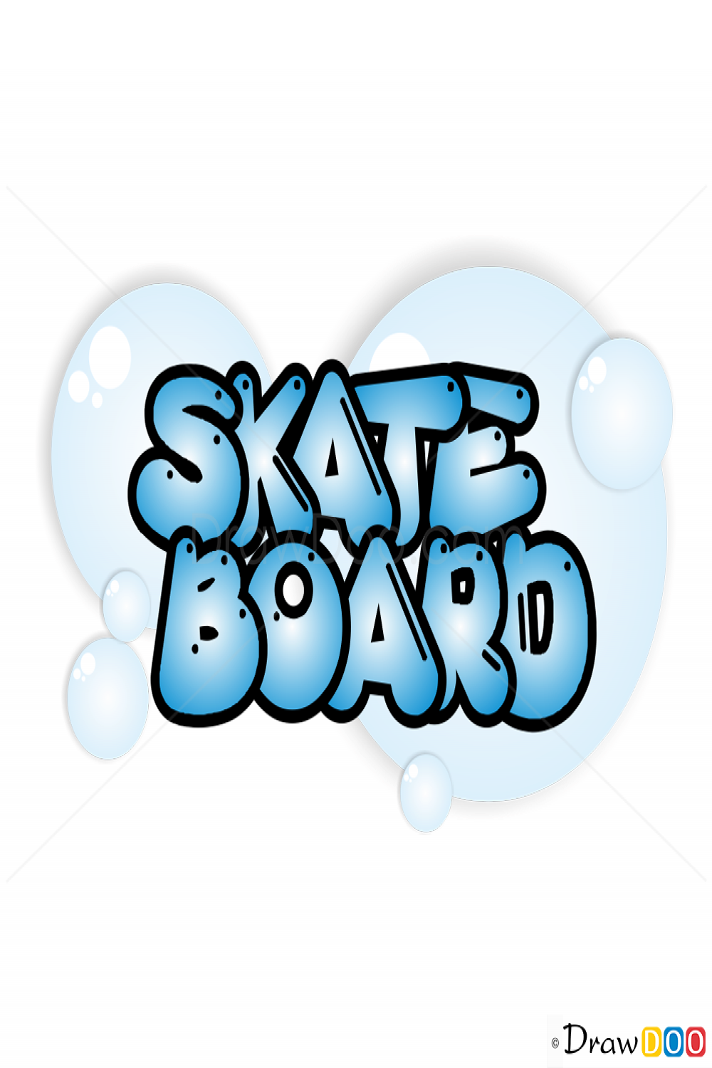 How to Draw Skateboard, Graffiti