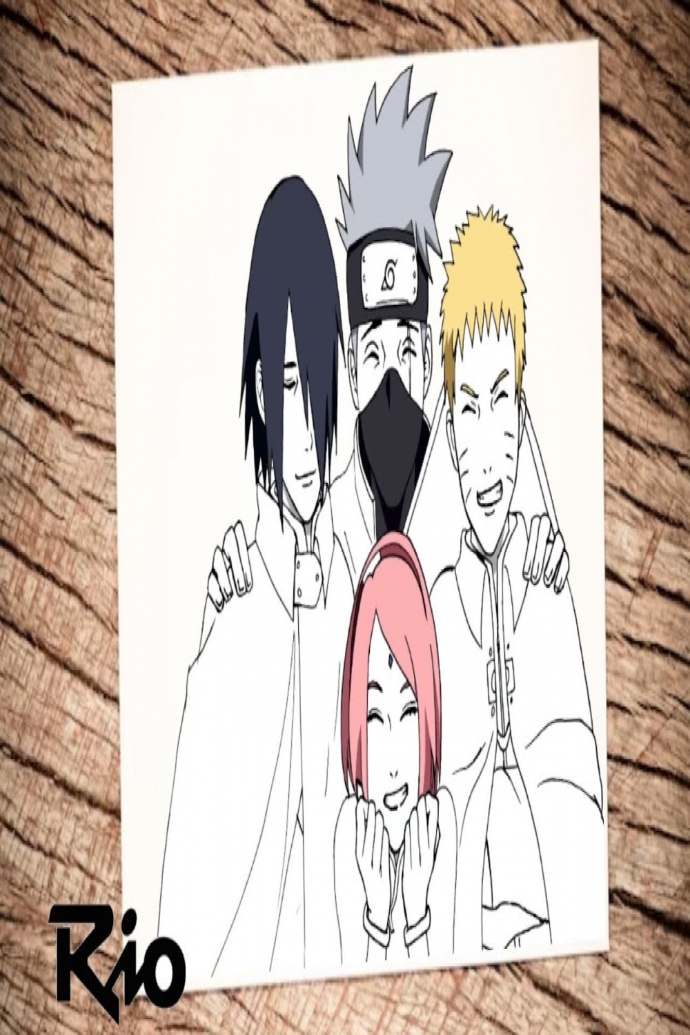 How To Draw Team   Step By Step  Naruto