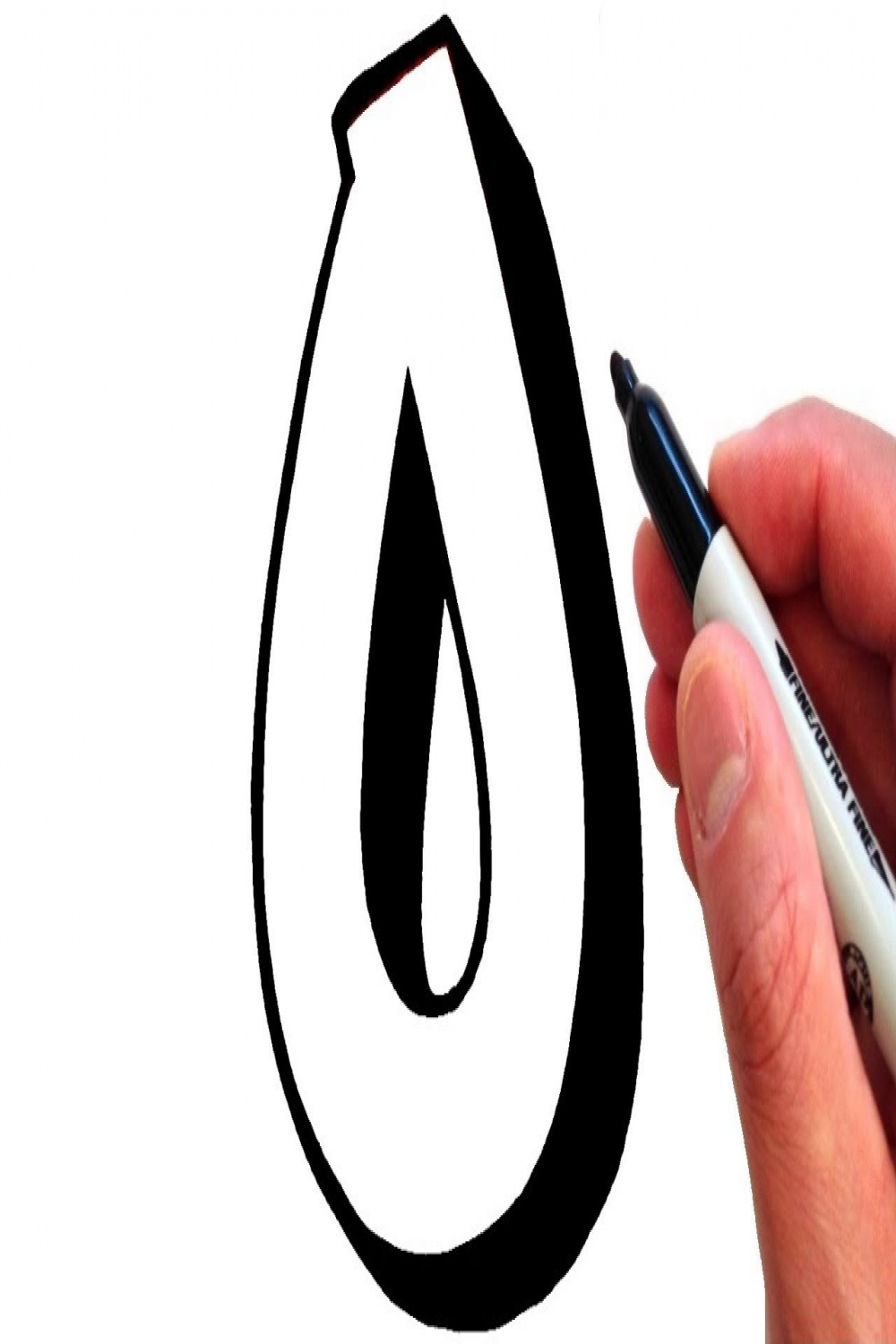 How to Draw the Letter O in Graffiti Style - EASY!