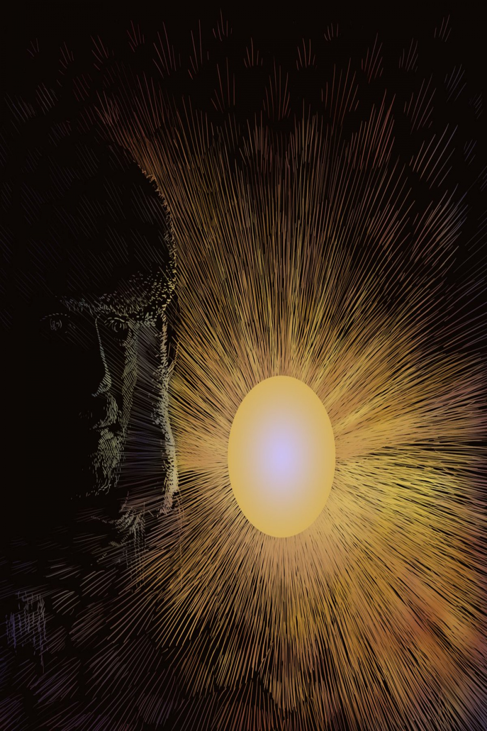 Ian Henry Durneen on X: "Hard Sun #digital #drawing #self