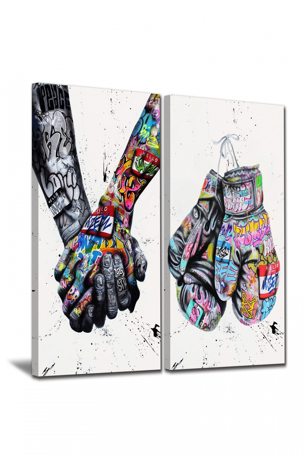 Inspirational Graffiti Art Graffiti Hand Painting Wall Art Keep