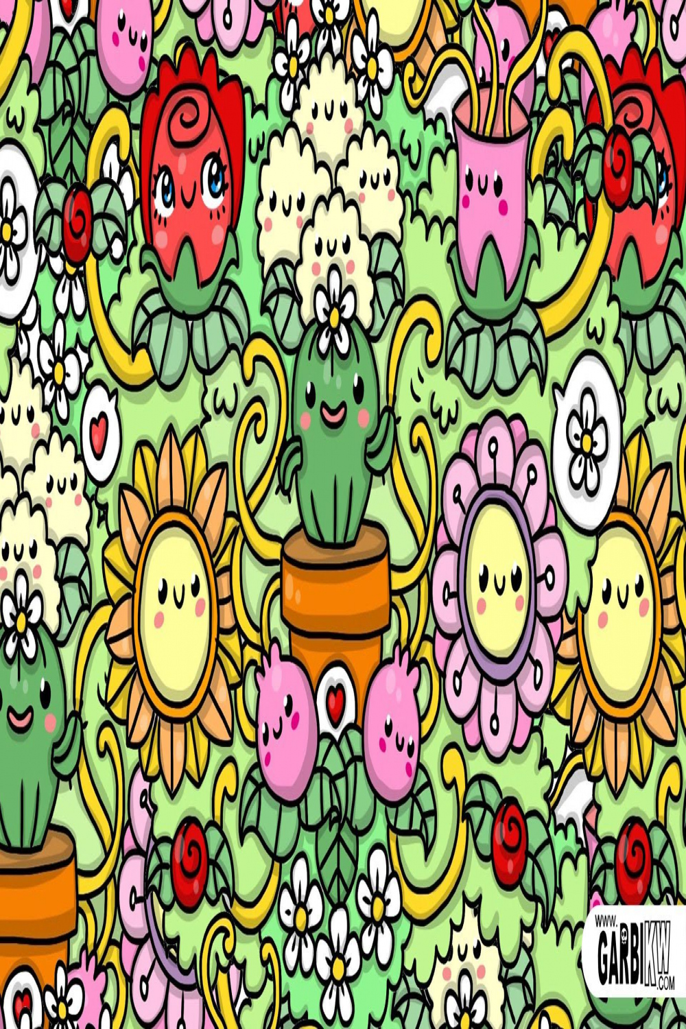 Kawaii Flowers - #Kawaii Graffiti and Cute Doodles by Garbi KW  Cute  doodles, Doodle art flowers, Doodles