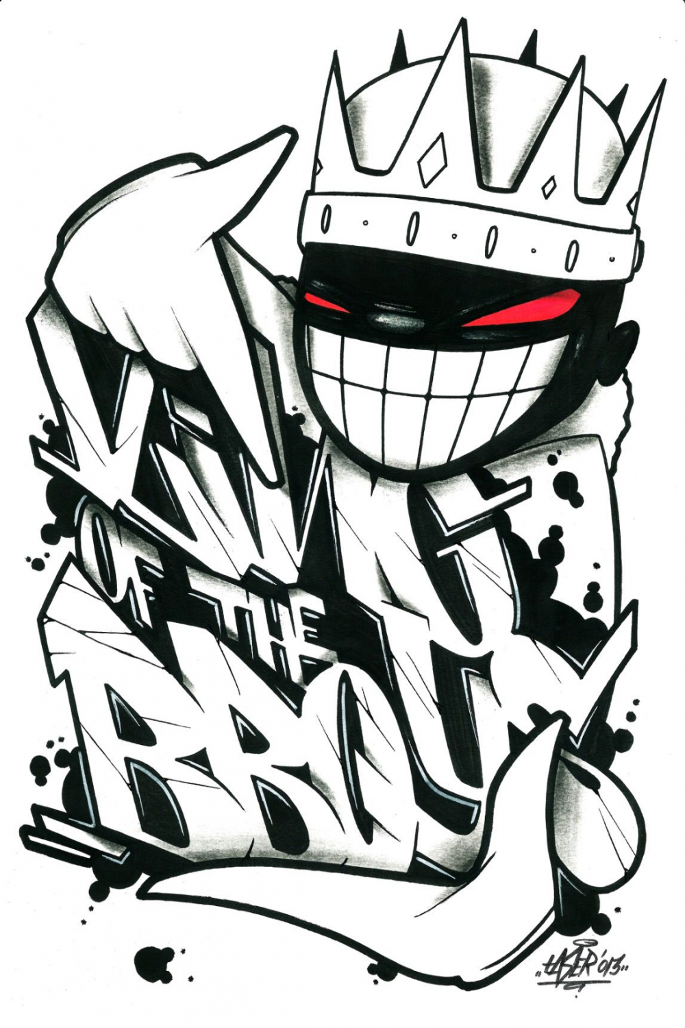 King Of The BBoys  Graffiti art, Graffiti cartoons, Graffiti