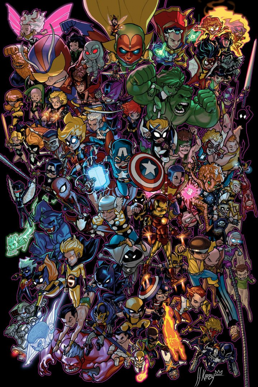 Lil #Avengers #Fan #Art. By: Jjkirby