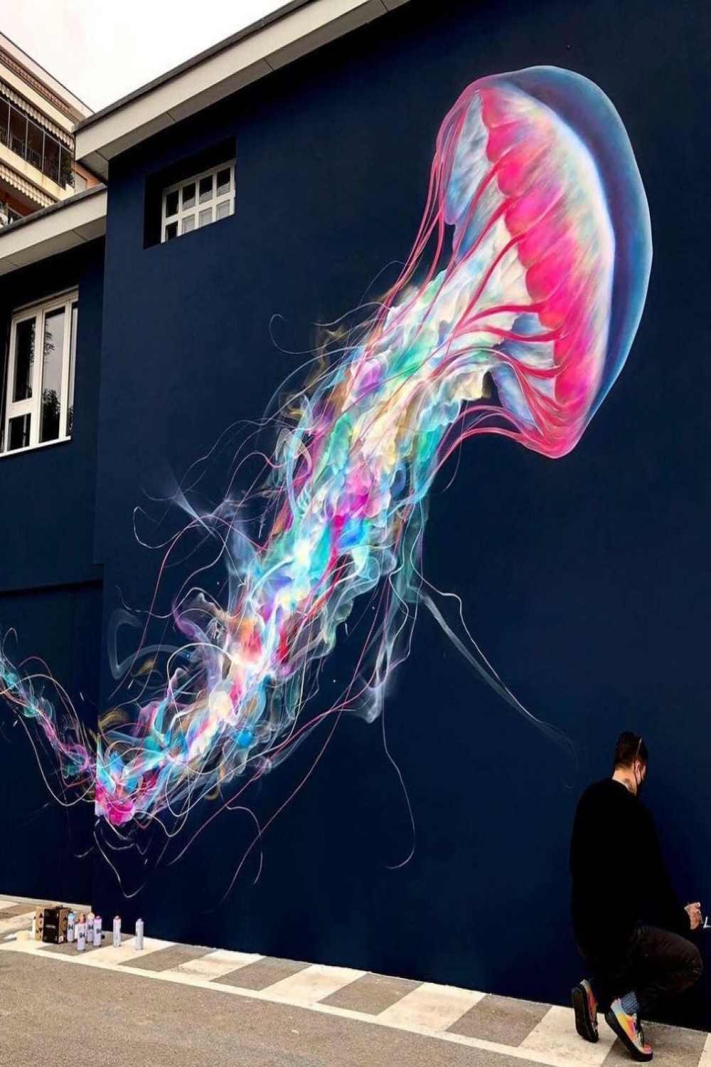 lmatrix Jellyfish Series ( photos)  Street art utopia, Murals