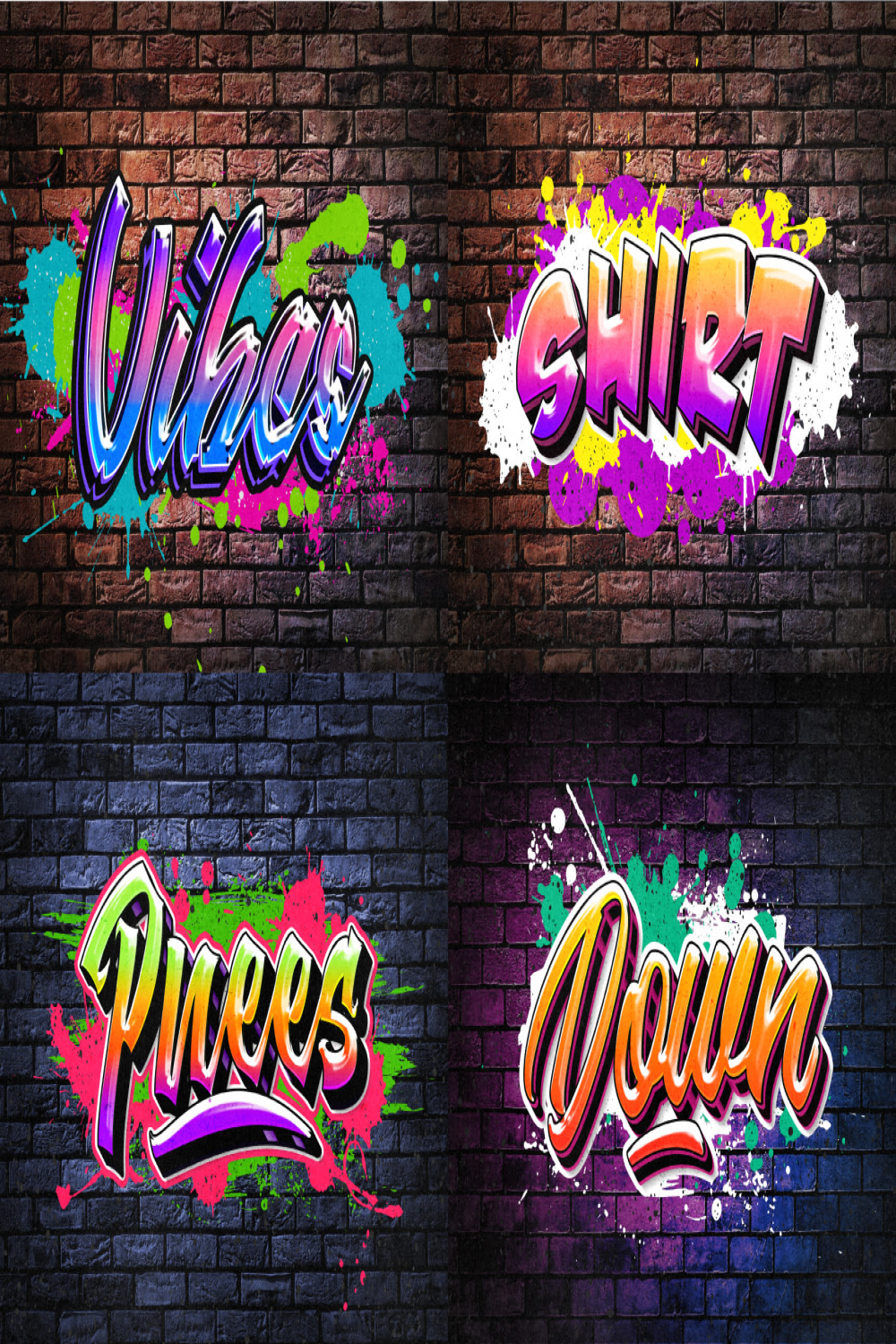 Machen sie graffiti, pop-art, schriftzug, comic, typografie