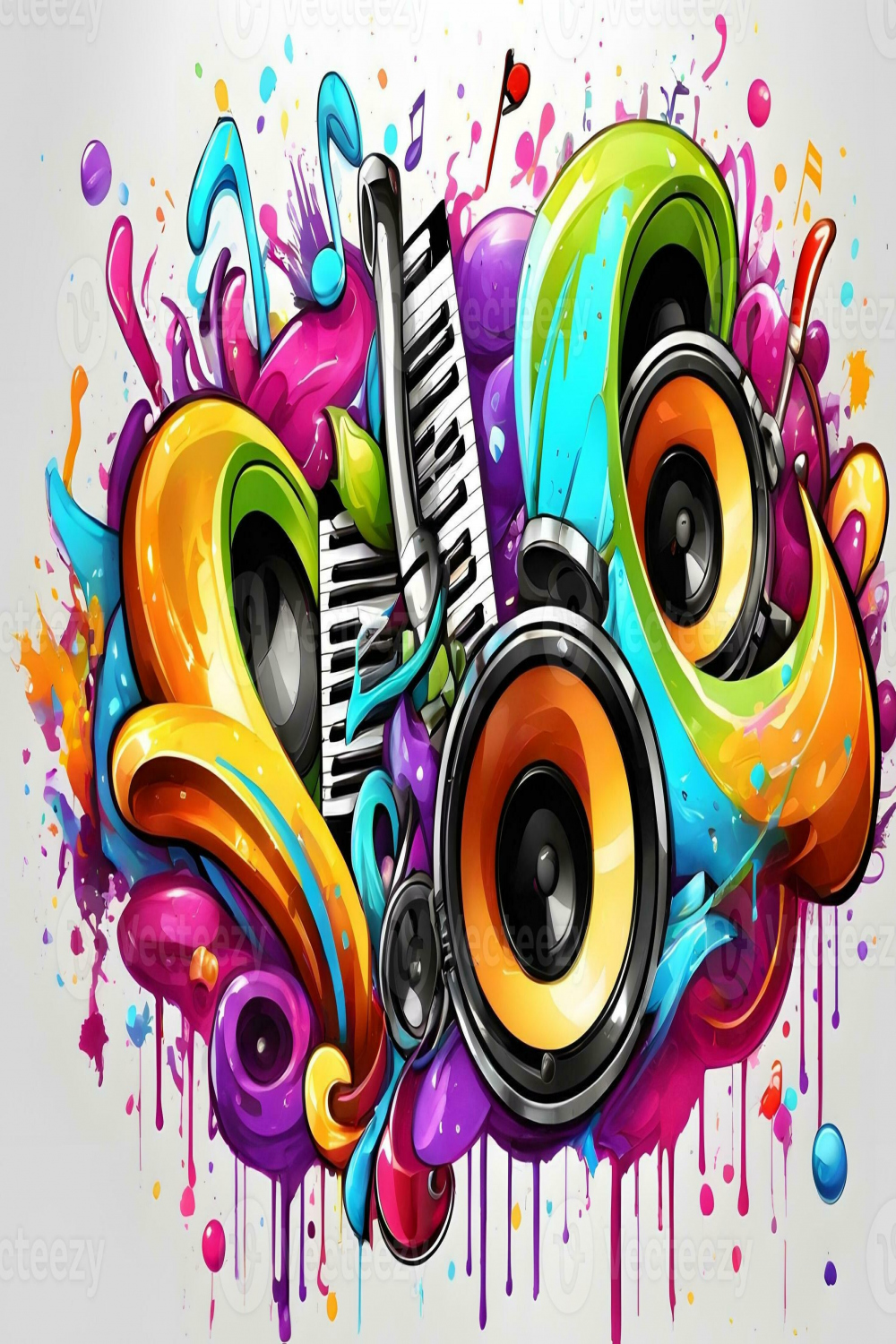 Music Graffiti Wallpaper, Graffiti Background, Music Graffiti