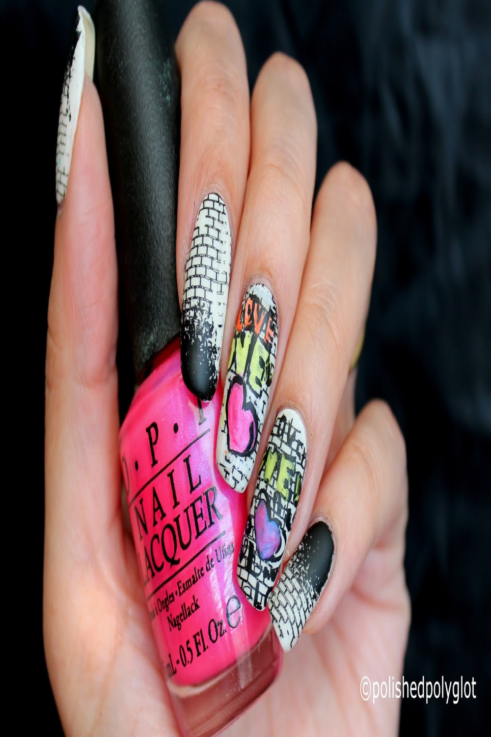 Nail Art │ Graffiti Nails [ Great Nail Art Ideas] / Polished