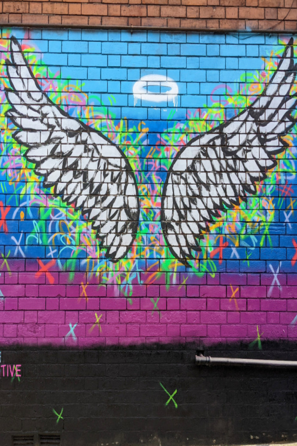 Native Angel Wings  Street Art Sheffield