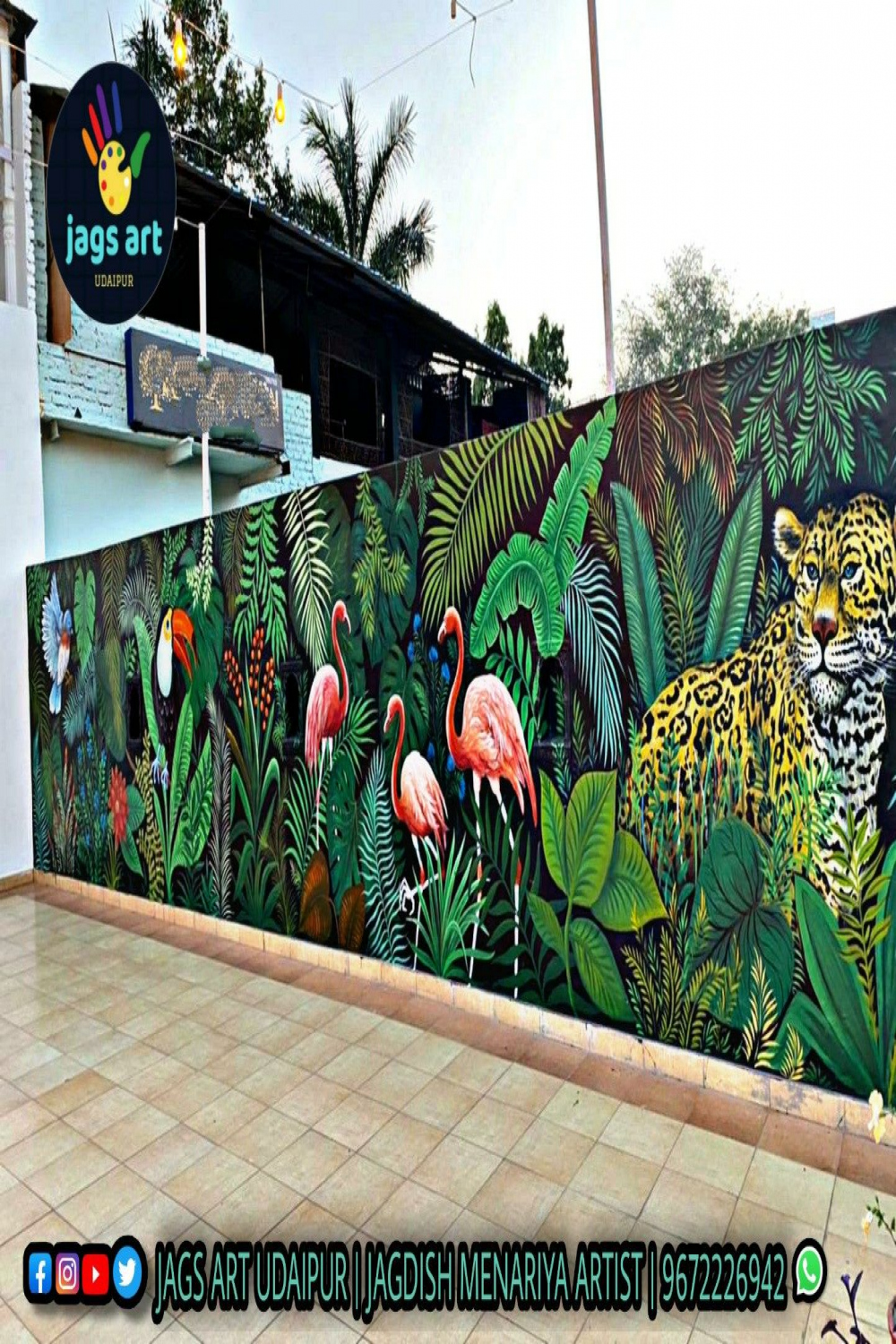 Nature wall painting  Nature wall, Wall painting, Nature art