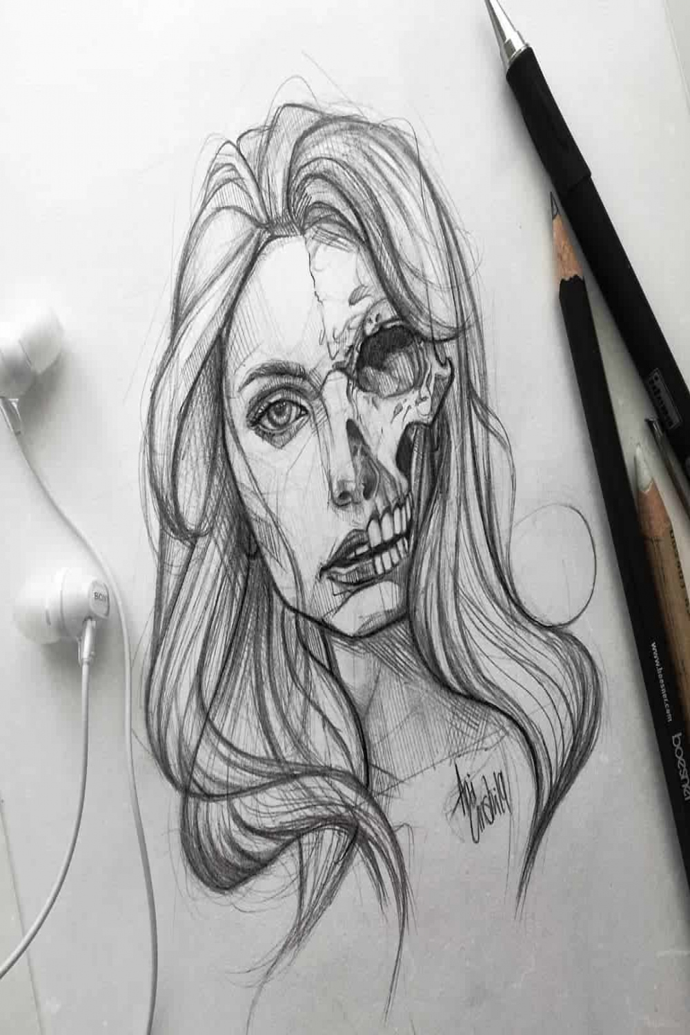 Pencil Sketch Artist Ani Cinski - ARTWOONZ  Drawings with meaning