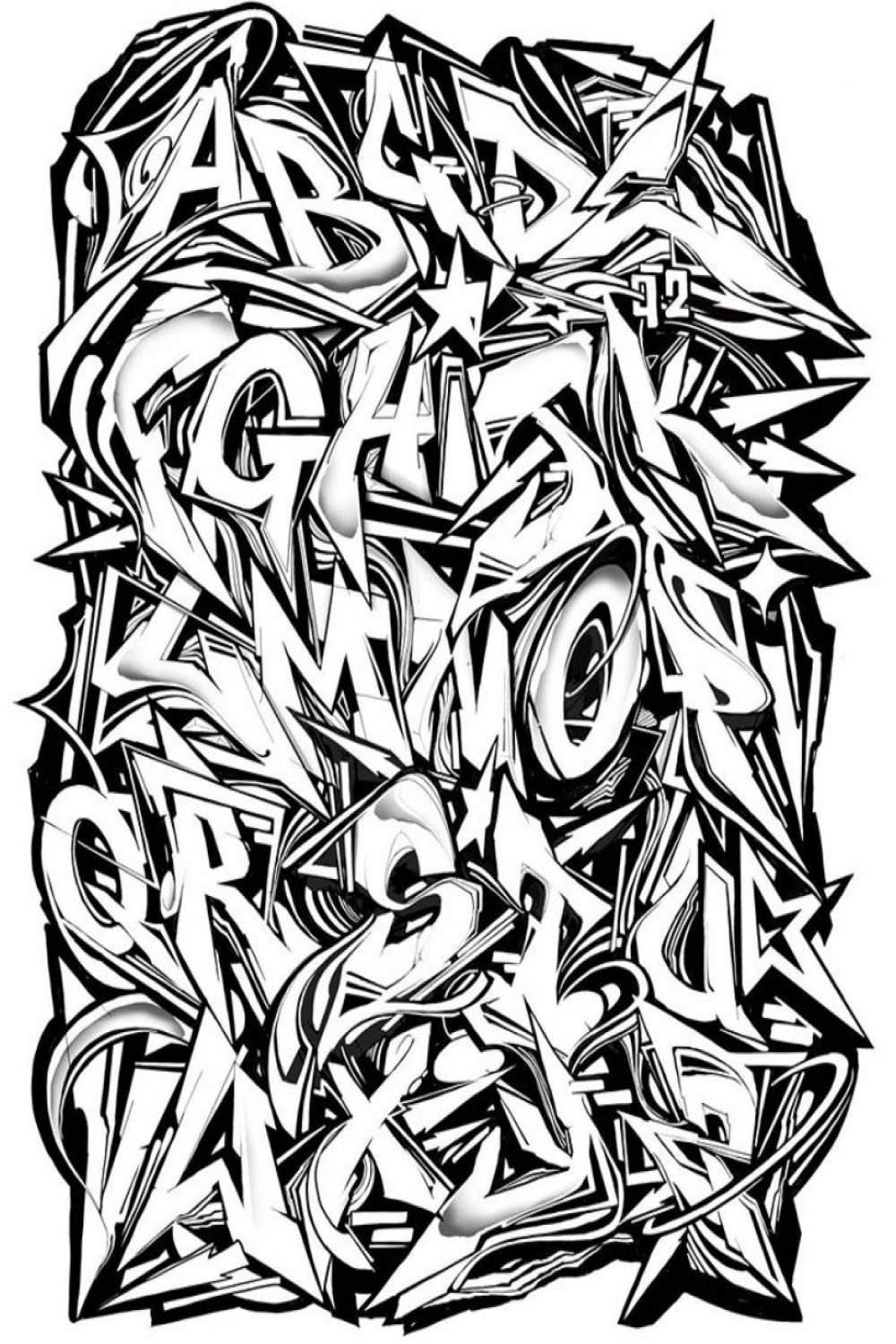 Pin by Dr on scritte  Graffiti lettering, Graffiti alphabet