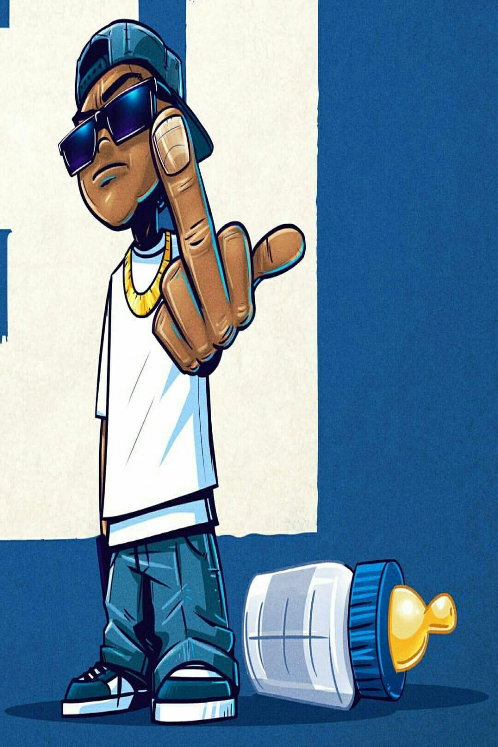 Pin by Kalico James on Rapper art  Graffiti cartoons, Graffiti