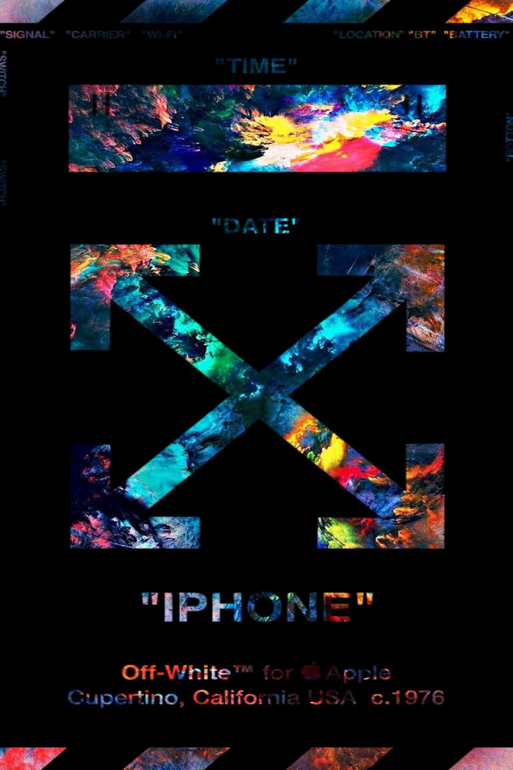 Pin by Quay K on OFF WHITE WALLPAPER  Supreme iphone wallpaper