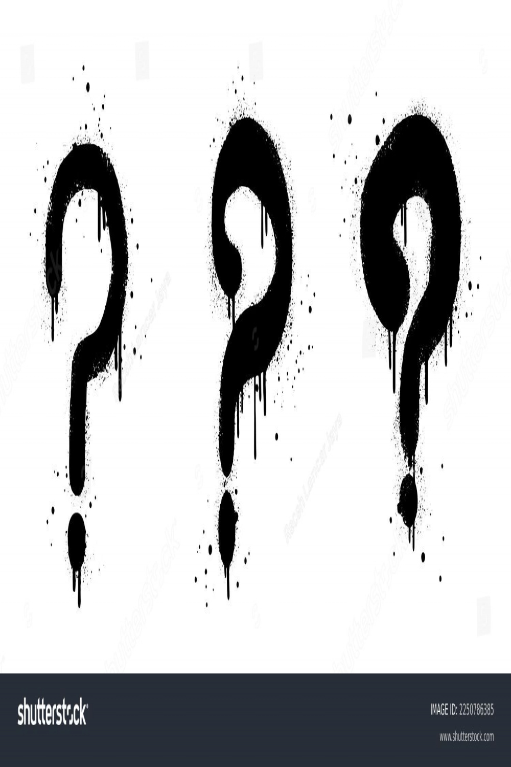 , Question Mark Graffiti Images, Stock Photos, D objects