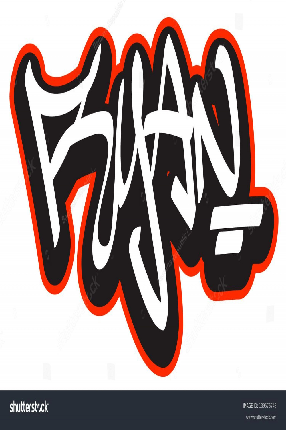 Ryan Graffiti Schriftart Stilname