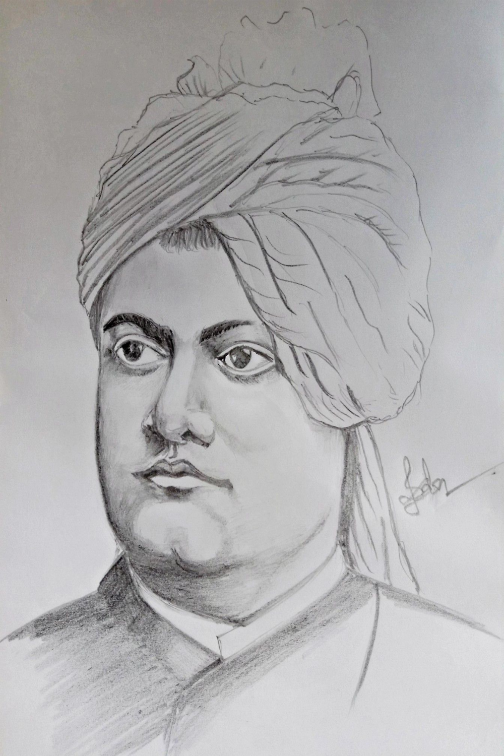 Sketch of Swami Vivekananda  Pencil sketch images, Pencil sketch