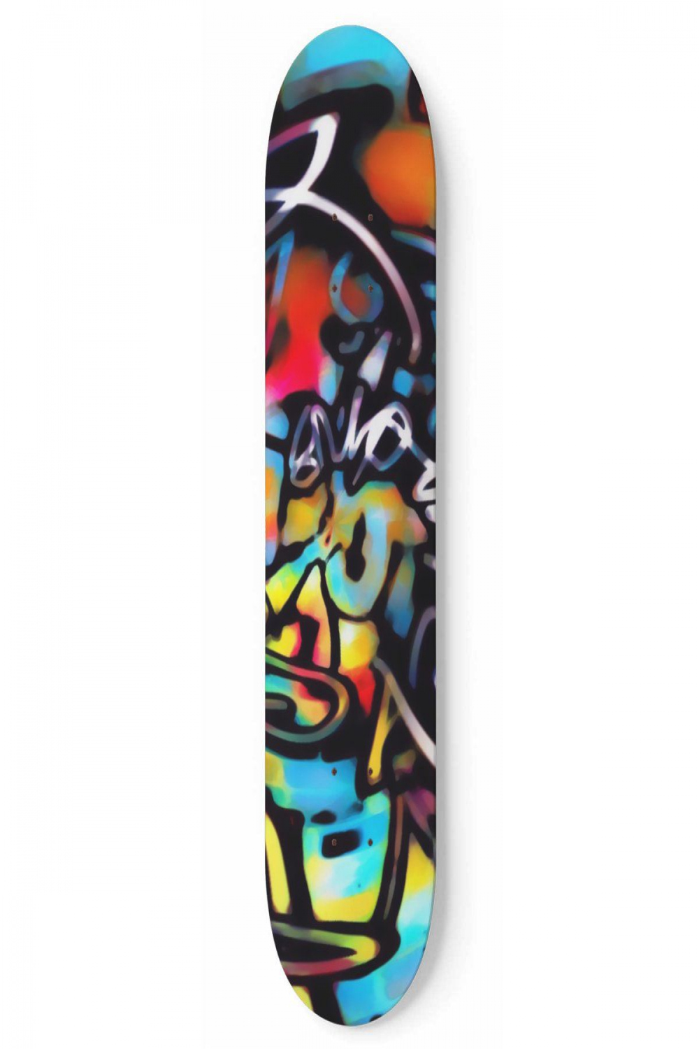 Streetart Chaos Colorful Graffiti Skateboard  Zazzle  Skateboard