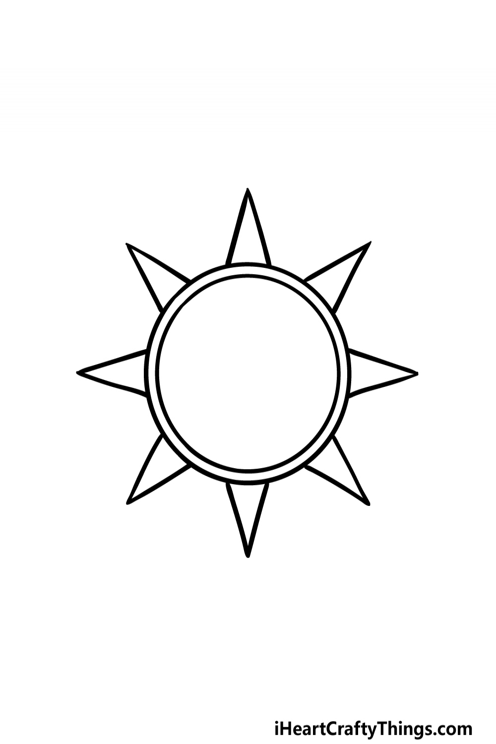 Sun And Moon Drawing - How To Draw A Sun And Moon Step By Step