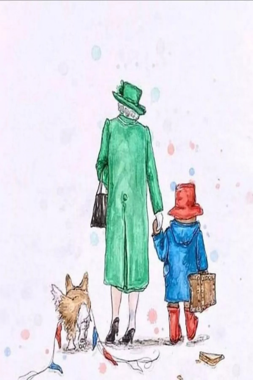 Sweet sketch of the Queen and Paddington Bear goes viral and wins