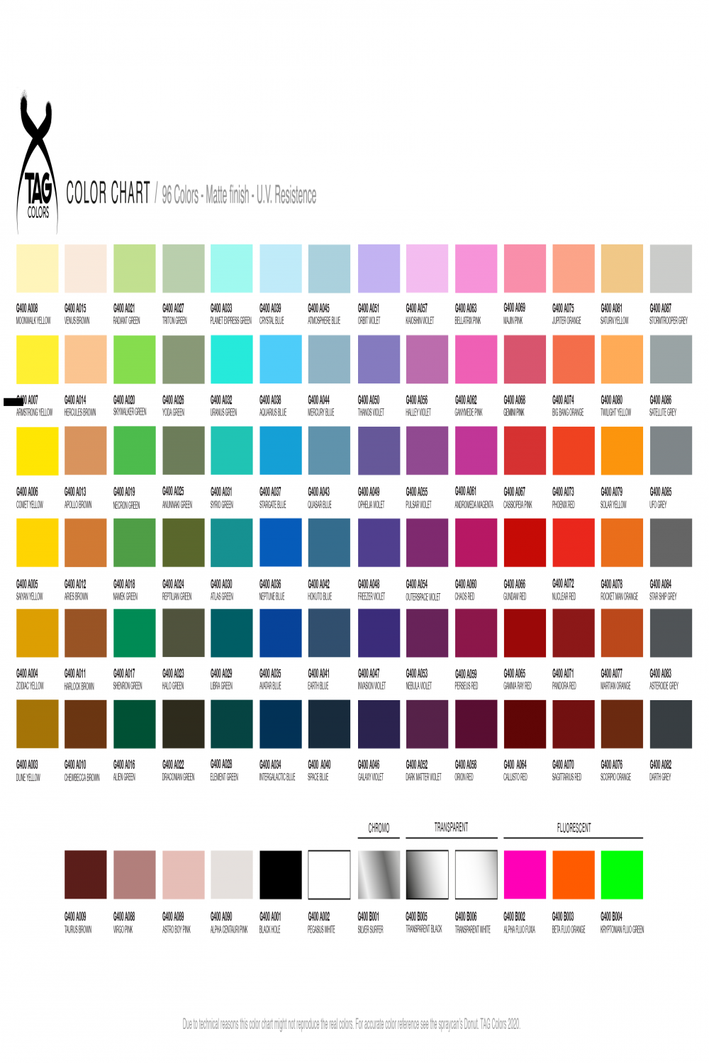 TAG Colors – Show your skills