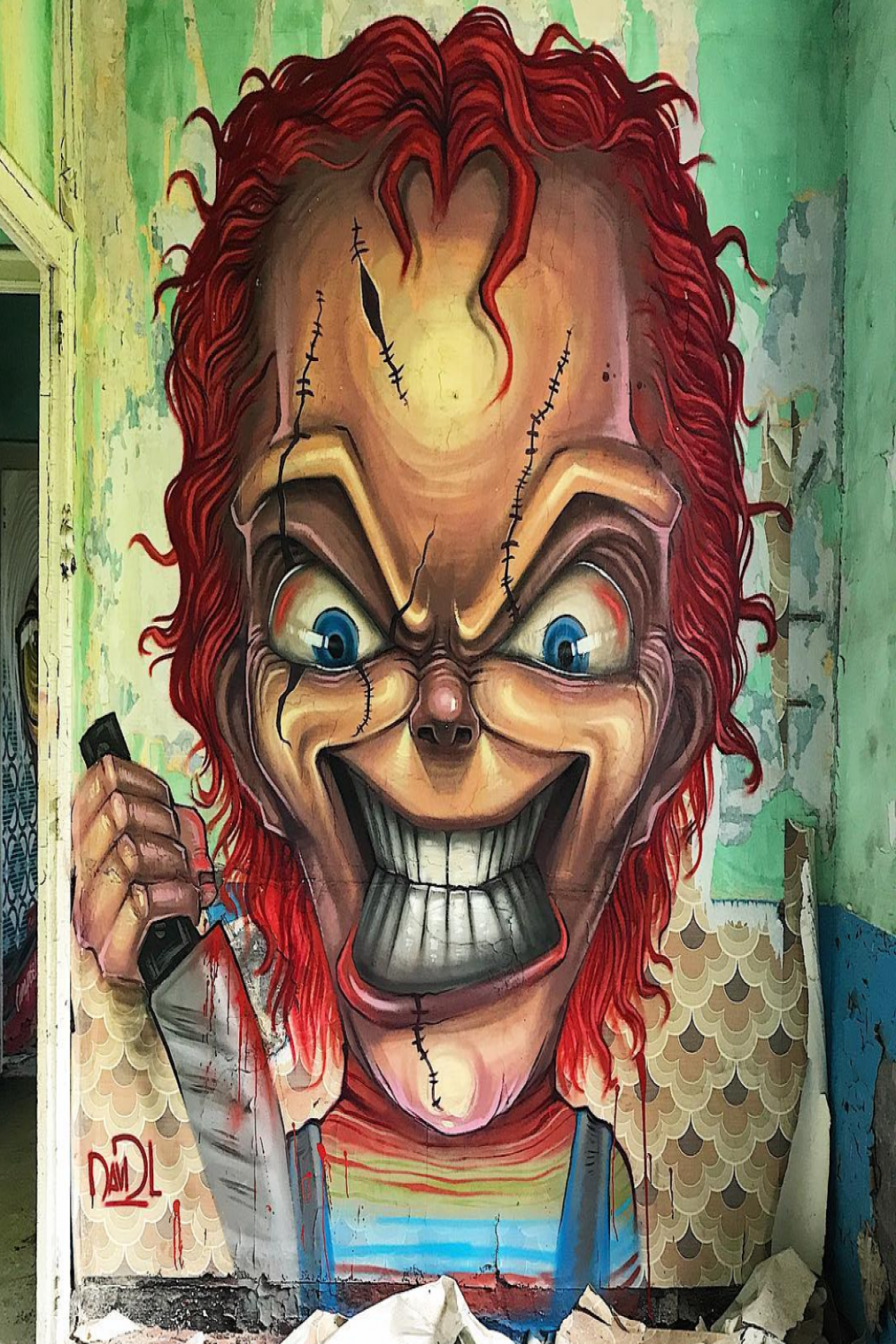 The Amazing Horror Graffiti of Artist David Lozano - Mad Halloween