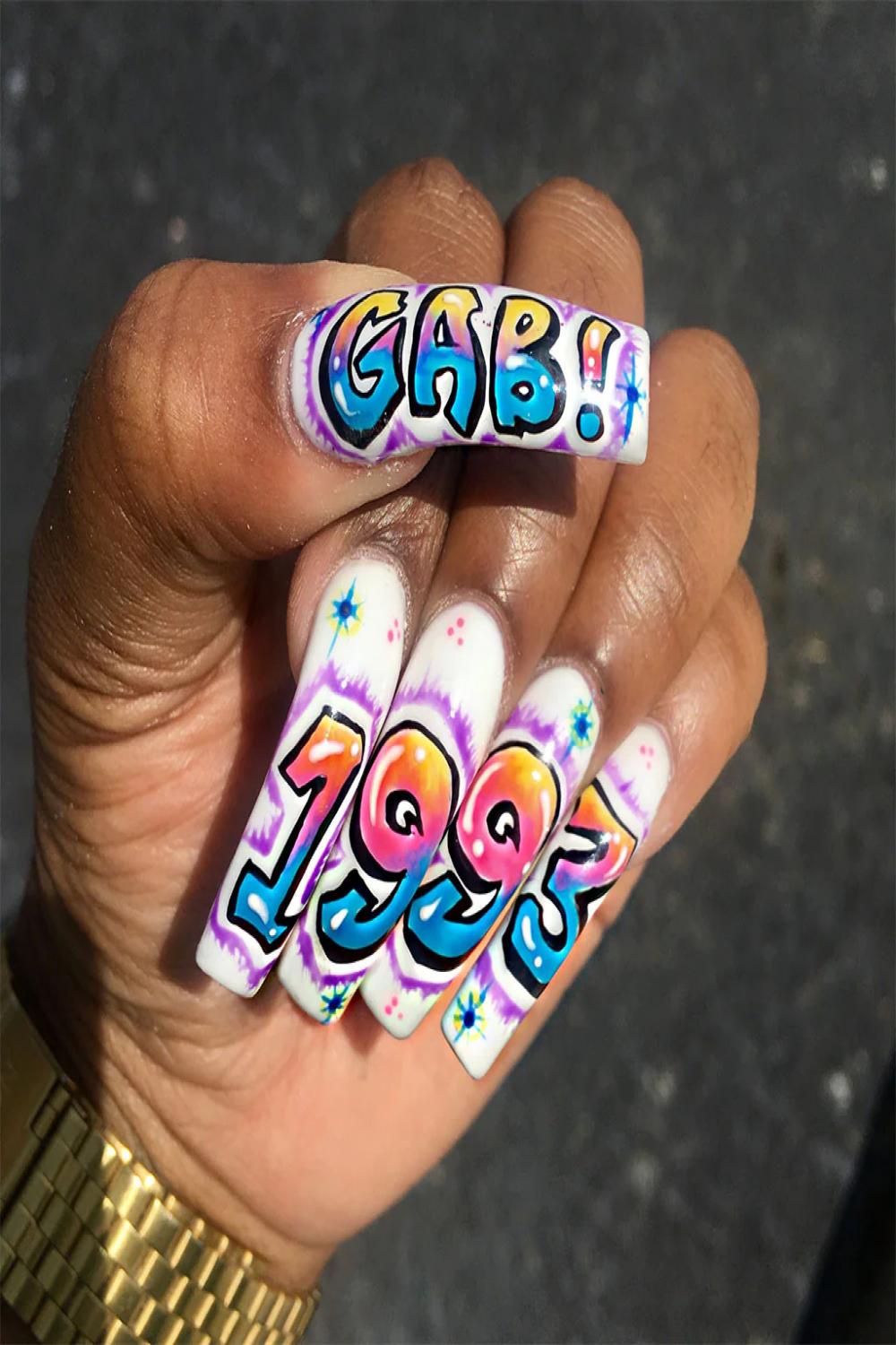 The  Best YK Nail Designs to Try in 03 in 03  Graffiti