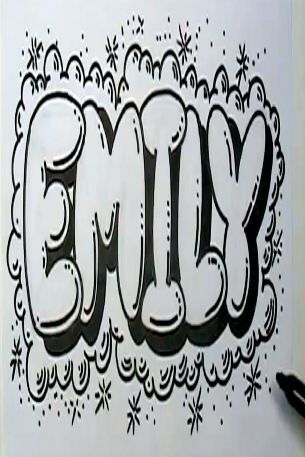 the name Emily - Google Search  Graffiti lettering, Graffiti