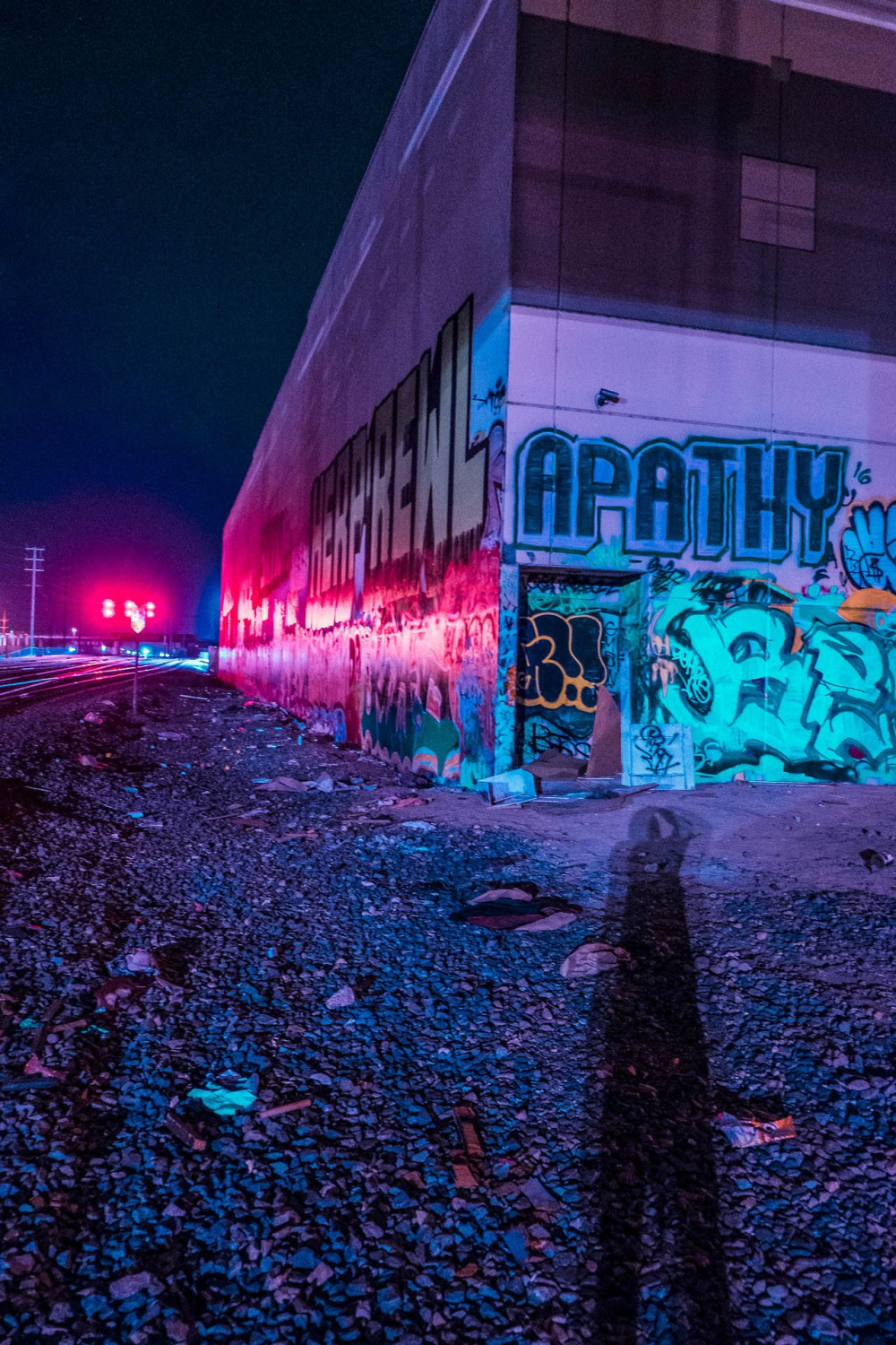 the slums  Neon noir, Neon, Street art graffiti