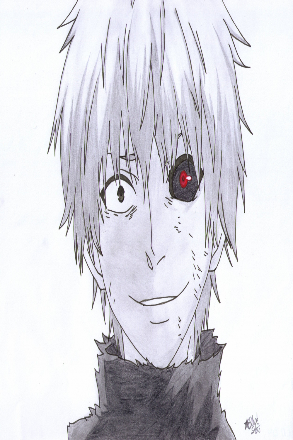 Tokyo ghoul drawing, Anime drawings, Anime sketch