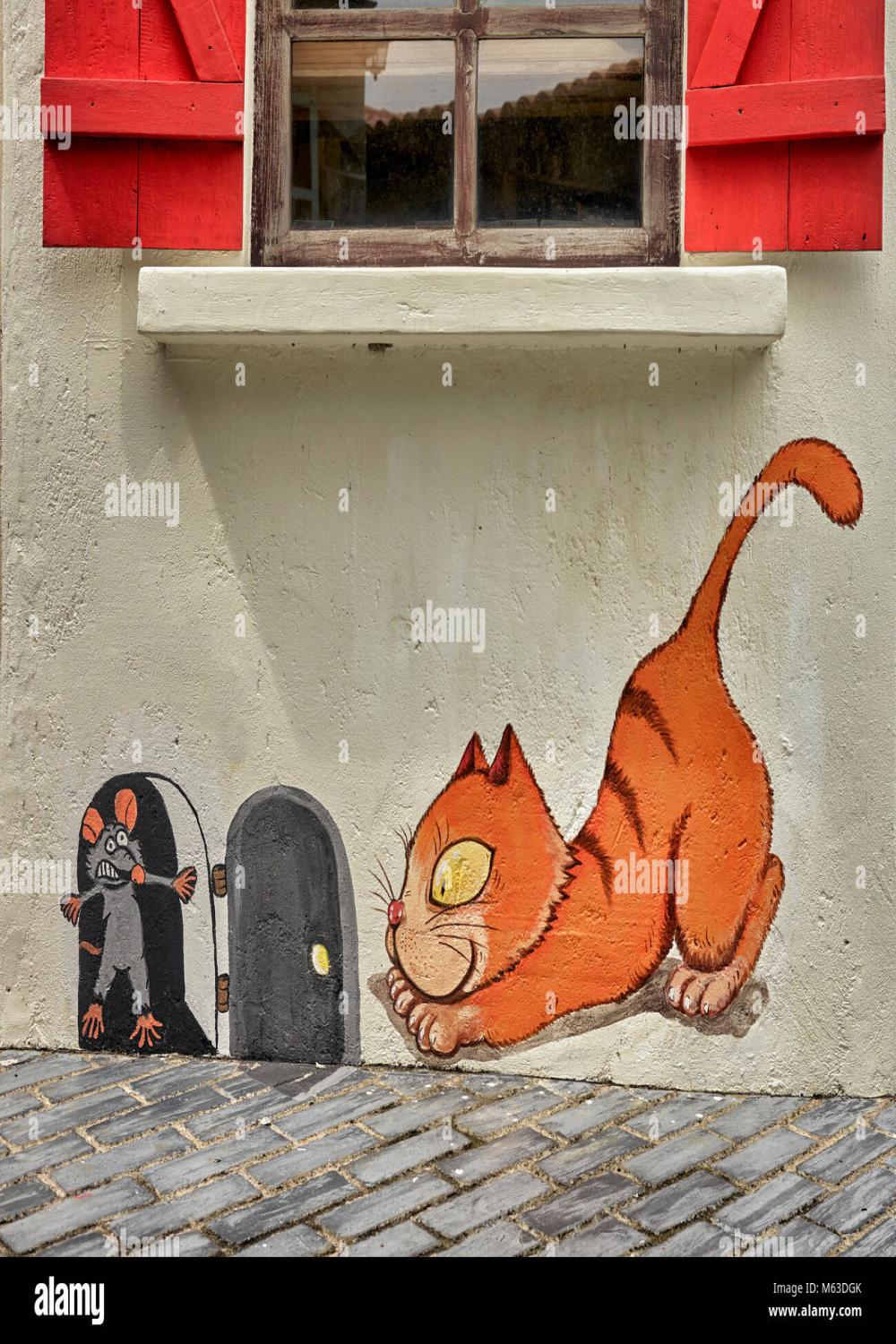 Tom and jerry graffiti hi-res stock photography and images - Alamy