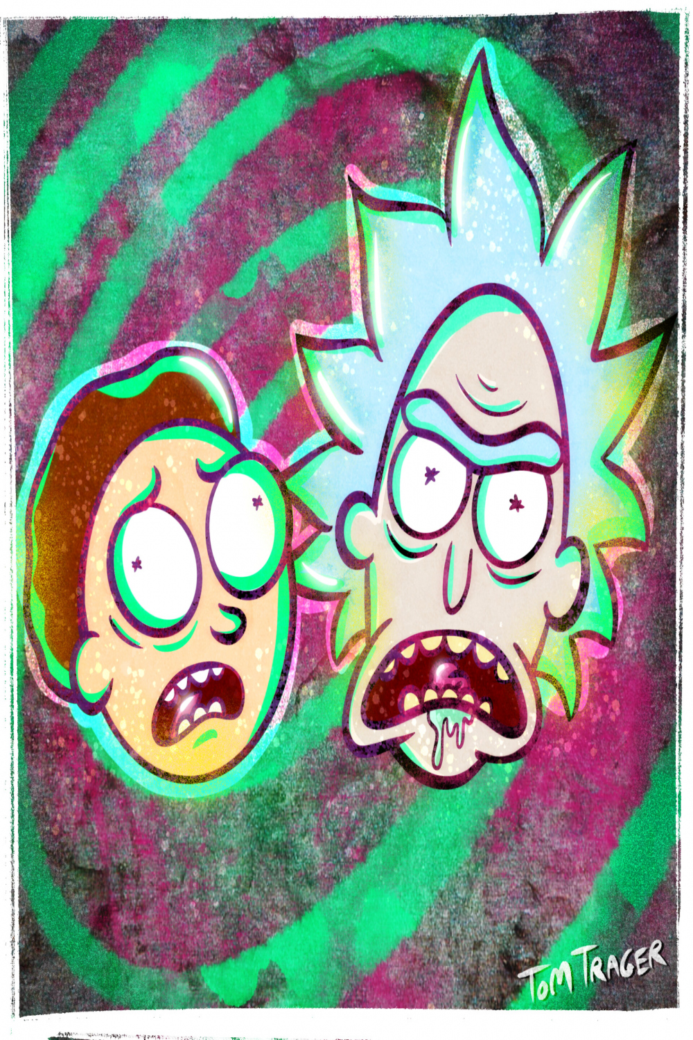 Tom Trager - Rick And Morty Graffiti