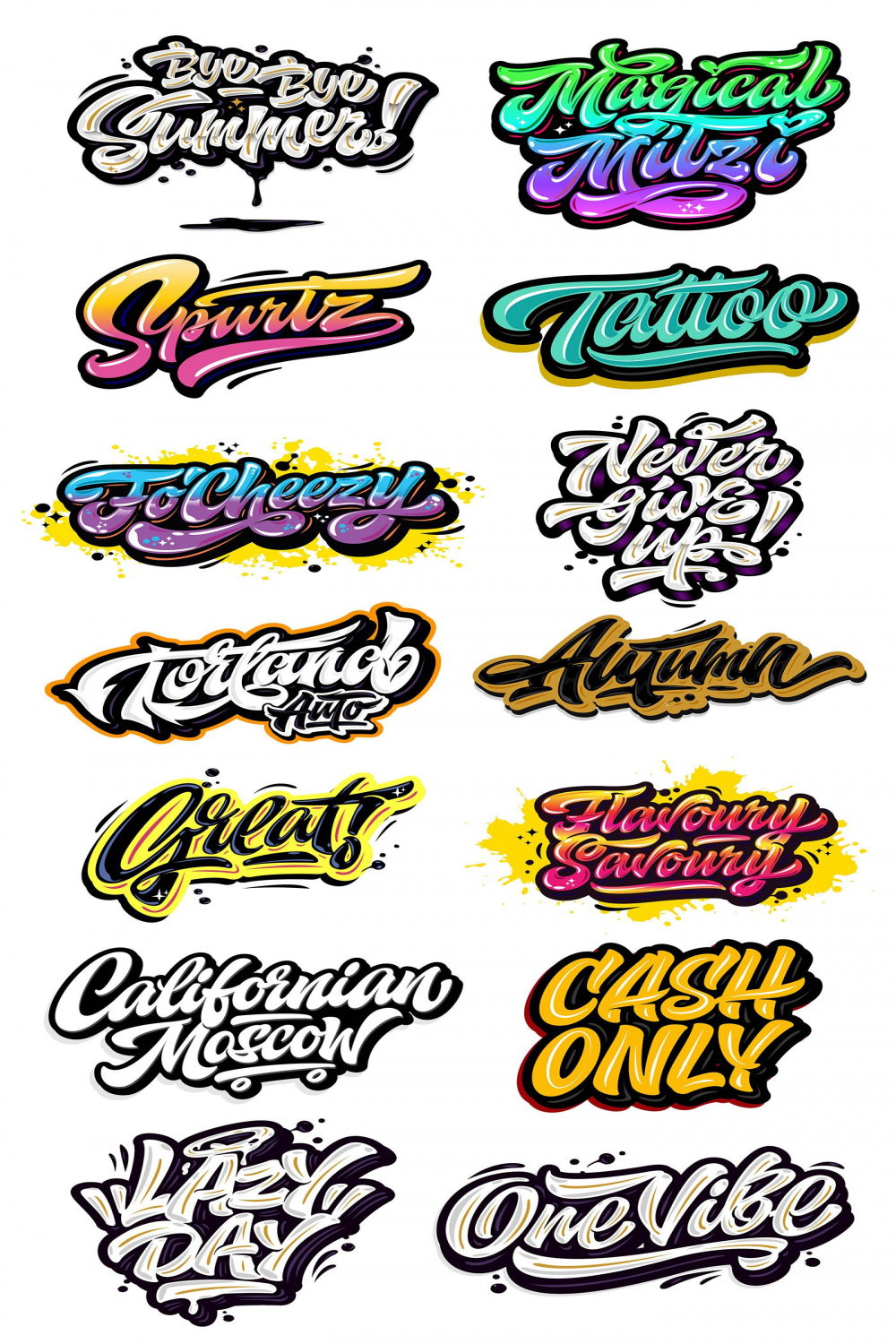 Typography Inspiration  - Graphic Design Inspiration  Graffiti