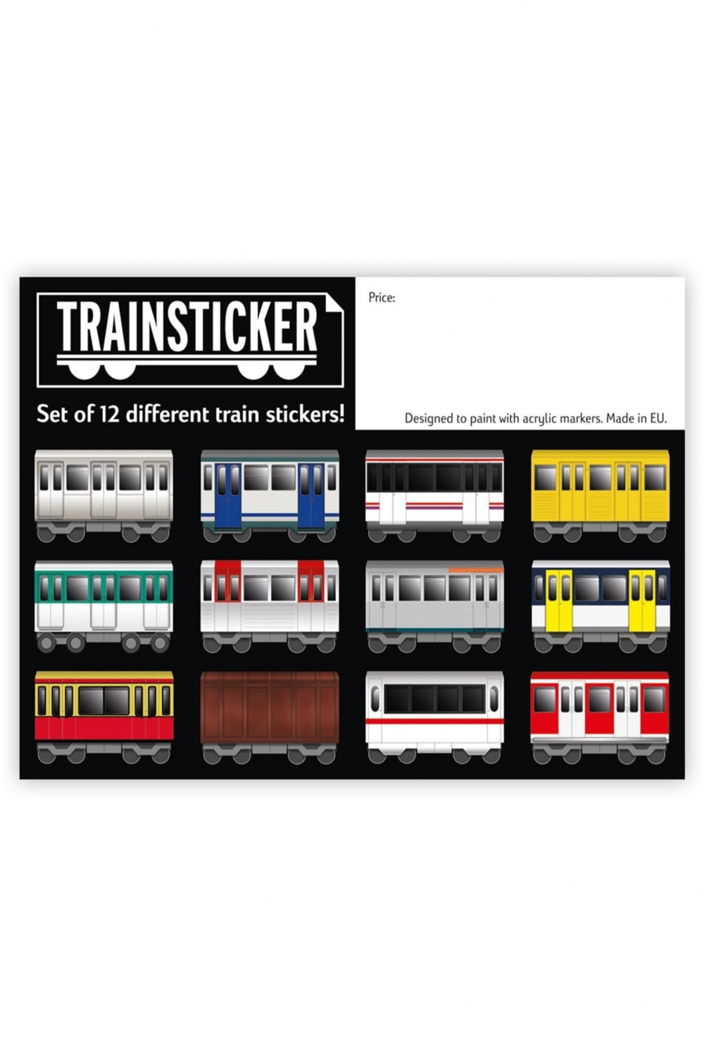 Underpressure Train Set A  pcs Sticker