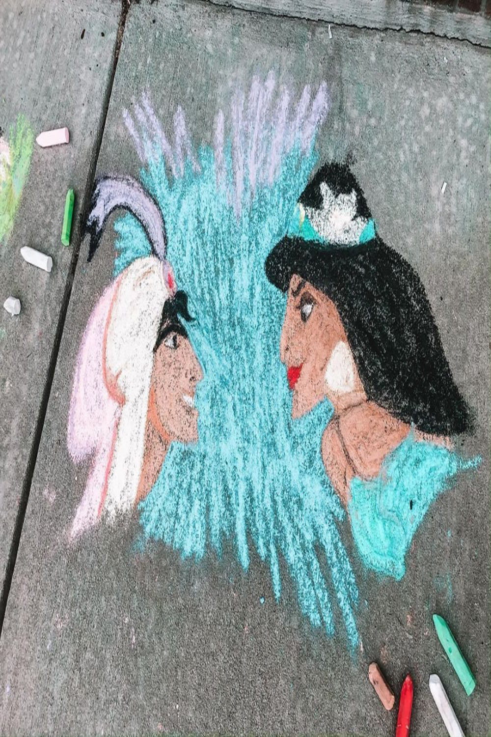 UPDATED] + Disney Chalk Art Projects  Fun chalk art, Chalk art