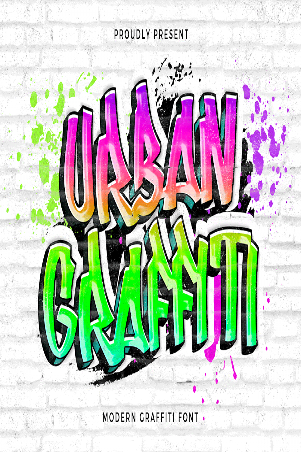 Urban Graffiti Modern Graffiti Font - Font Kong