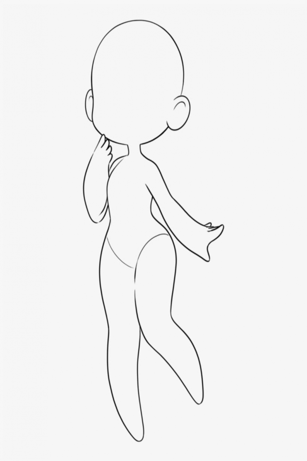 Download Base Female Chibi Drawing Bases for free