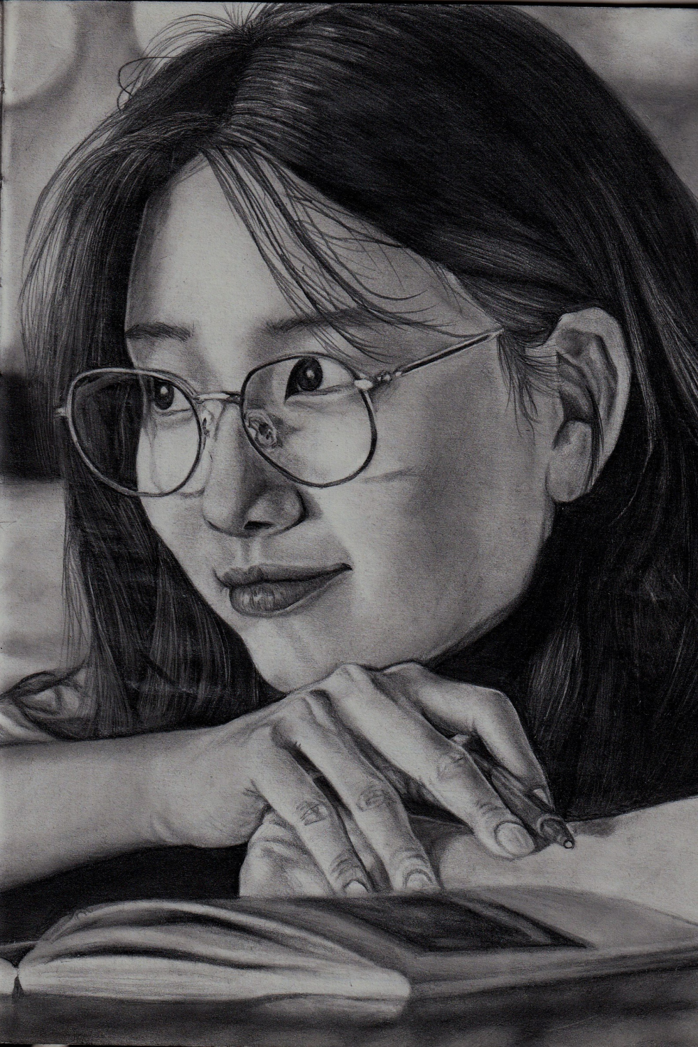 Draw a korean drama pencil portrait by Kulotnapintador  Fiverr