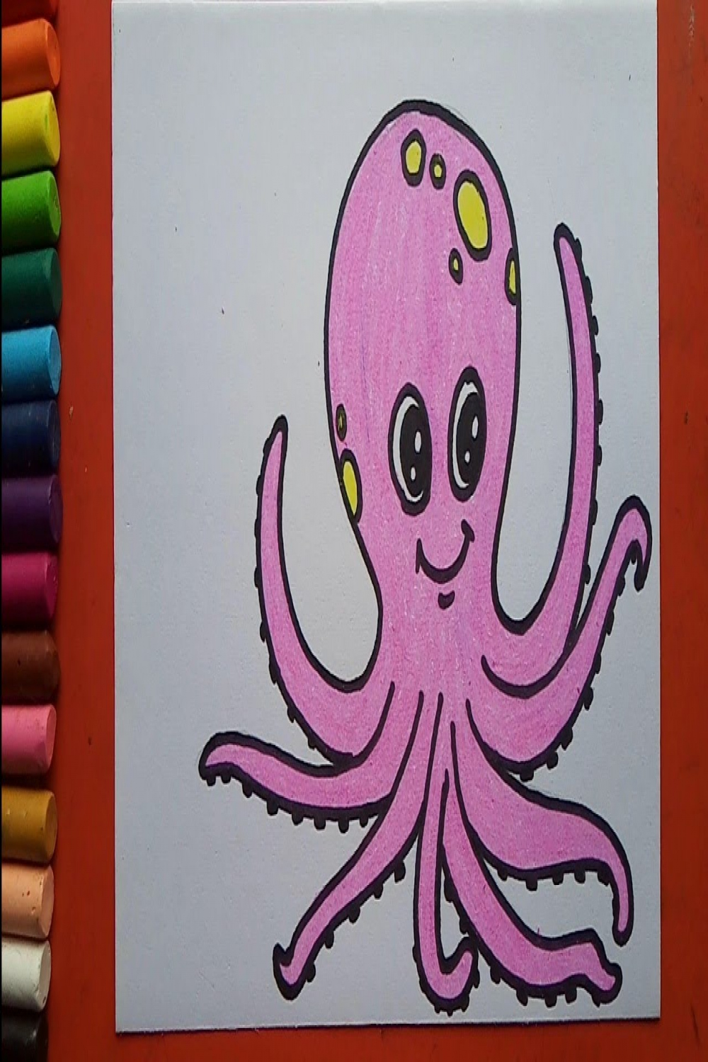 Easy and simple Octopus drawing